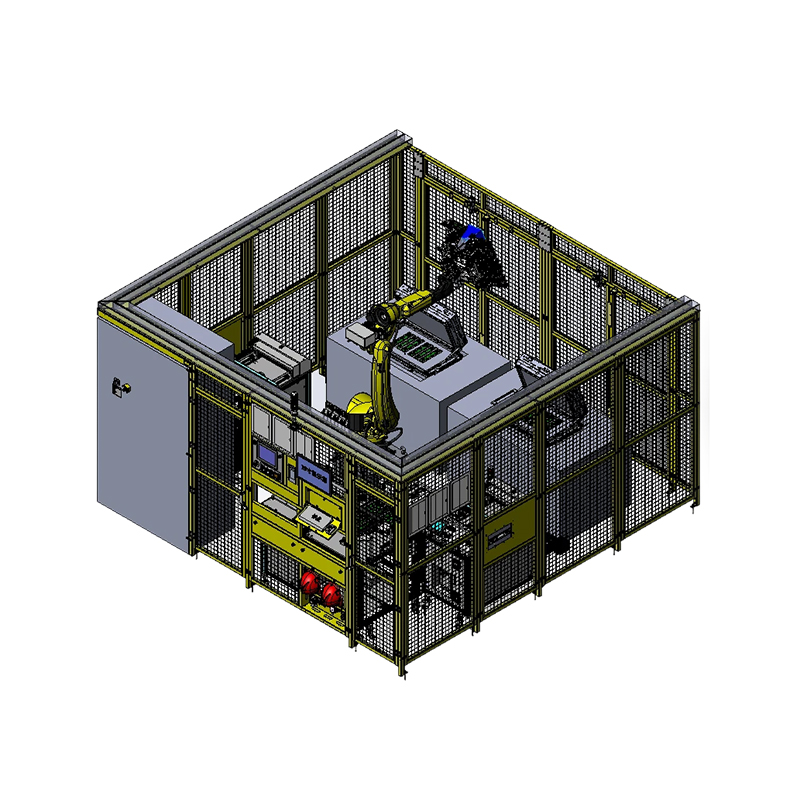 How does the navigation accuracy of the ict robot automatic handling workstation achieve a high level of control?